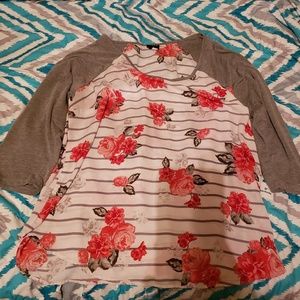 Floral Torrid Blouse